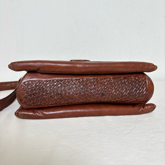 Vintage Handmade Mexico Tooled Leather Floral Boho Bag Purse Butterflies Rose - Picture 10 of 16